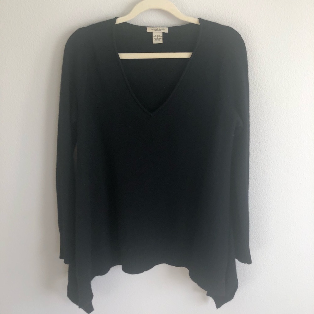 Flowy cashmere pullover sweater